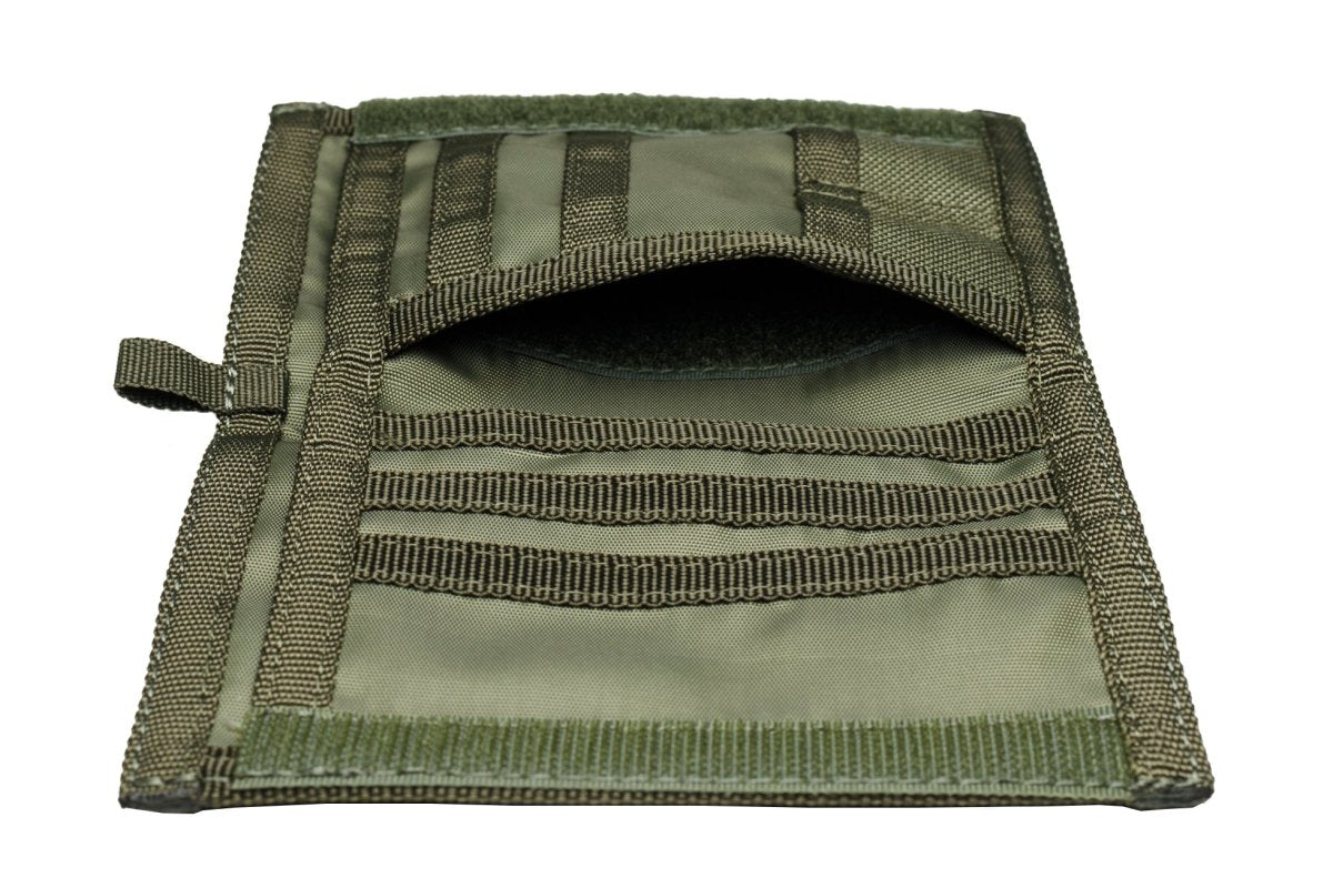 Chameleon Velcro Bifold Mens Wallet - Military Tactical Men Wallet - Canvas Thin Front Pocket Travel Bi - Fold Wallet - Best Nylon Travel Pouch - Olive - Leather Wallet for Men | Chameleon Wallets