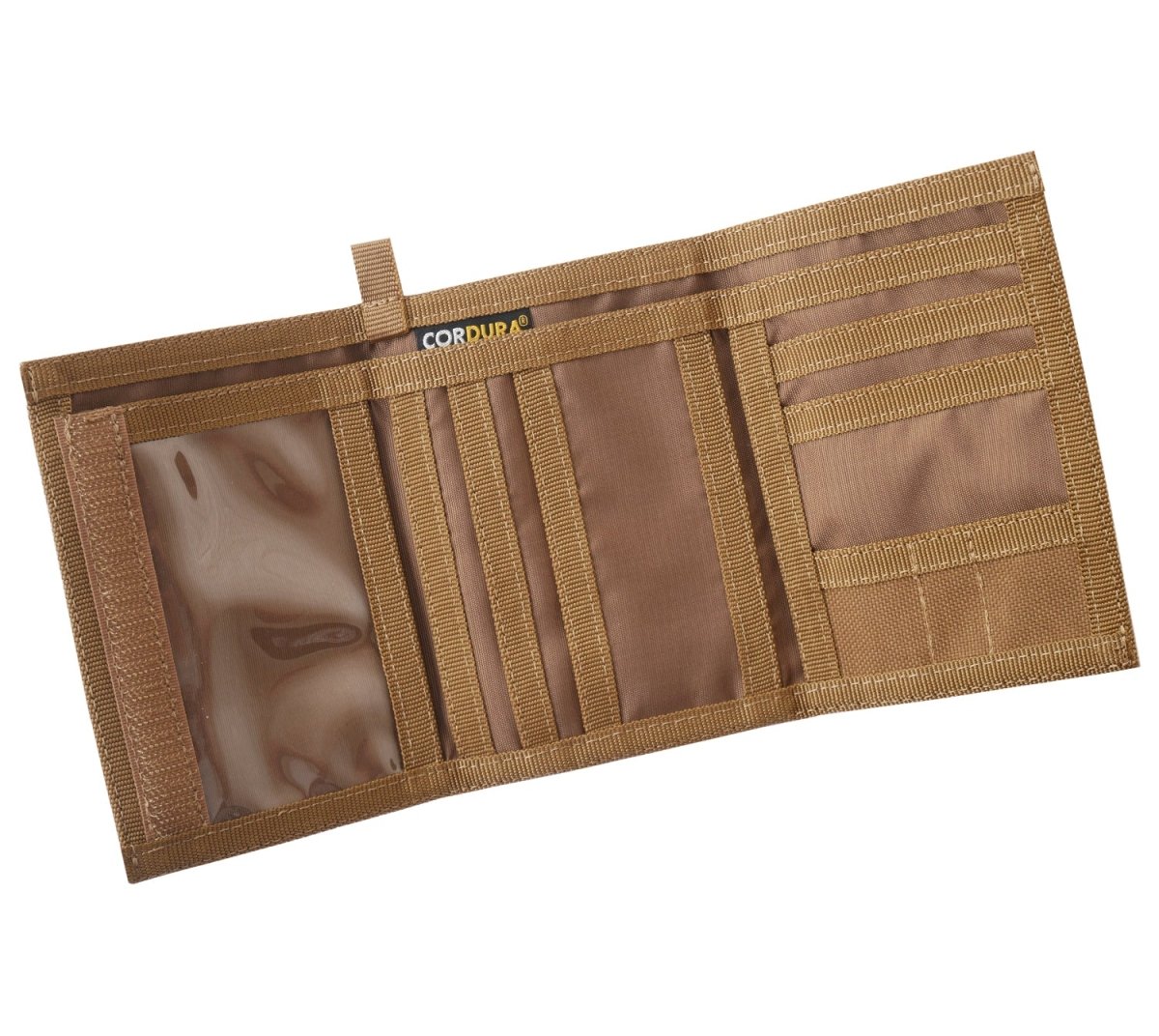 Chameleon Tactical Trifold Wallet – Military - Grade Nylon, Slim Front Pocket Design, ID & Coin Holder, Water - Resistant Gear for Men - Coyote - Leather Wallet for Men | Chameleon Wallets