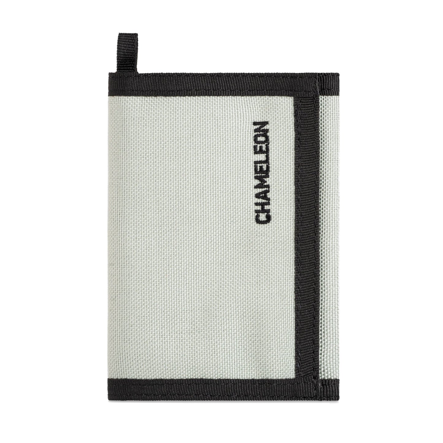 Chameleon Velcro Trifold Mens Wallet - Military Tactical Men Wallets - ID Card Holder - Canvas Thin Front Pocket Travel Wallet - Coin Zipper Pocket - Light Grey - Leather Wallet for Men | Chameleon Wallets