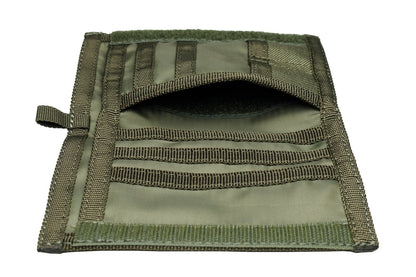 Chameleon Velcro Bifold Mens Wallet - Military Tactical Men Wallet - Canvas Thin Front Pocket Travel Bi - Fold Wallet - Best Nylon Travel Pouch - Olive - Leather Wallet for Men | Chameleon Wallets