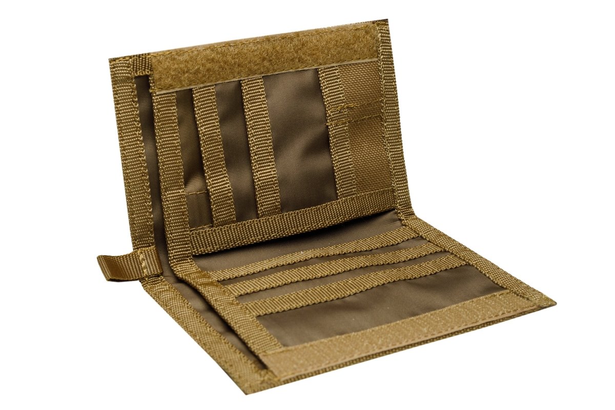 Chameleon Tactical Bifold Wallet - Coyote - Leather Wallet for Men | Chameleon Wallets
