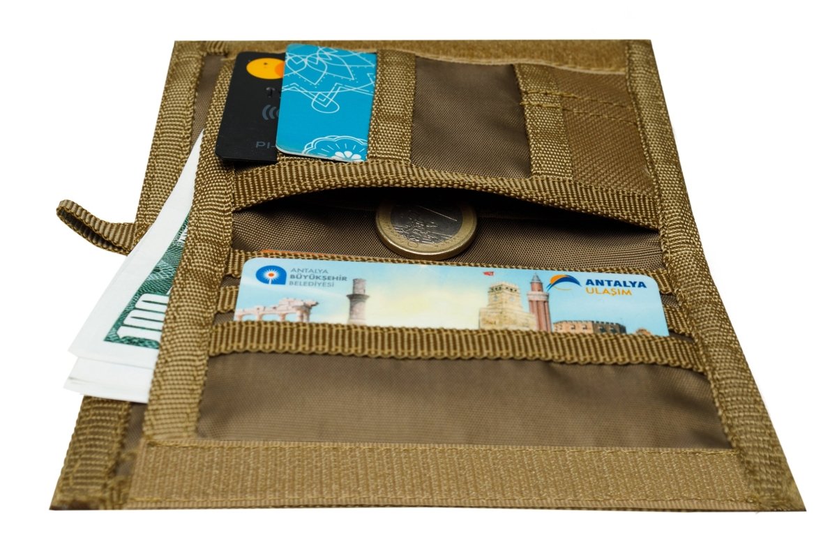 Chameleon Tactical Bifold Wallet - Coyote - Leather Wallet for Men | Chameleon Wallets