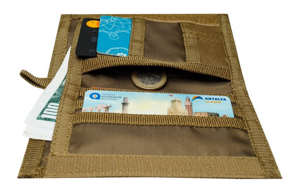 Chameleon Tactical Bifold Wallet - Coyote - Leather Wallet for Men | Chameleon Wallets