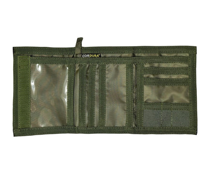 Chameleon Velcro Trifold Mens Wallet - Military Tactical Men Wallets - ID Card Holder - Canvas Thin Front Pocket Travel Wallet - Coin Zipper Pocket - Grass - Leather Wallet for Men | Chameleon Wallets