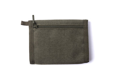 Chameleon Velcro Trifold Mens Wallet - Military Tactical Men Wallets - ID Card Holder - Canvas Thin Front Pocket Travel Wallet - Coin Zipper Pocket - Olive - Leather Wallet for Men | Chameleon Wallets