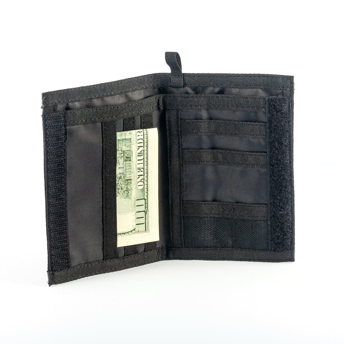 Chameleon Velcro Bifold Mens Wallet - Military Tactical Men Wallet - Canvas Thin Front Pocket Travel Bi - Fold Wallet - Best Nylon Travel Pouch - Leather Wallet for Men | Chameleon Wallets