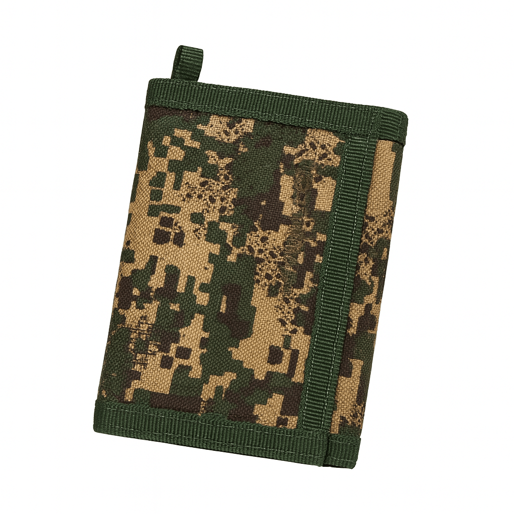 Chameleon Trifold Tactical Wallet – WoodLand - Leather Wallet for Men | Chameleon Wallets