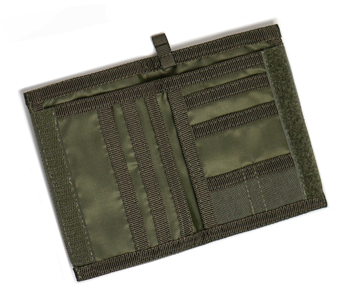Chameleon Velcro Bifold Mens Wallet - Military Tactical Men Wallet - Canvas Thin Front Pocket Travel Bi - Fold Wallet - Best Nylon Travel Pouch - Olive - Leather Wallet for Men | Chameleon Wallets