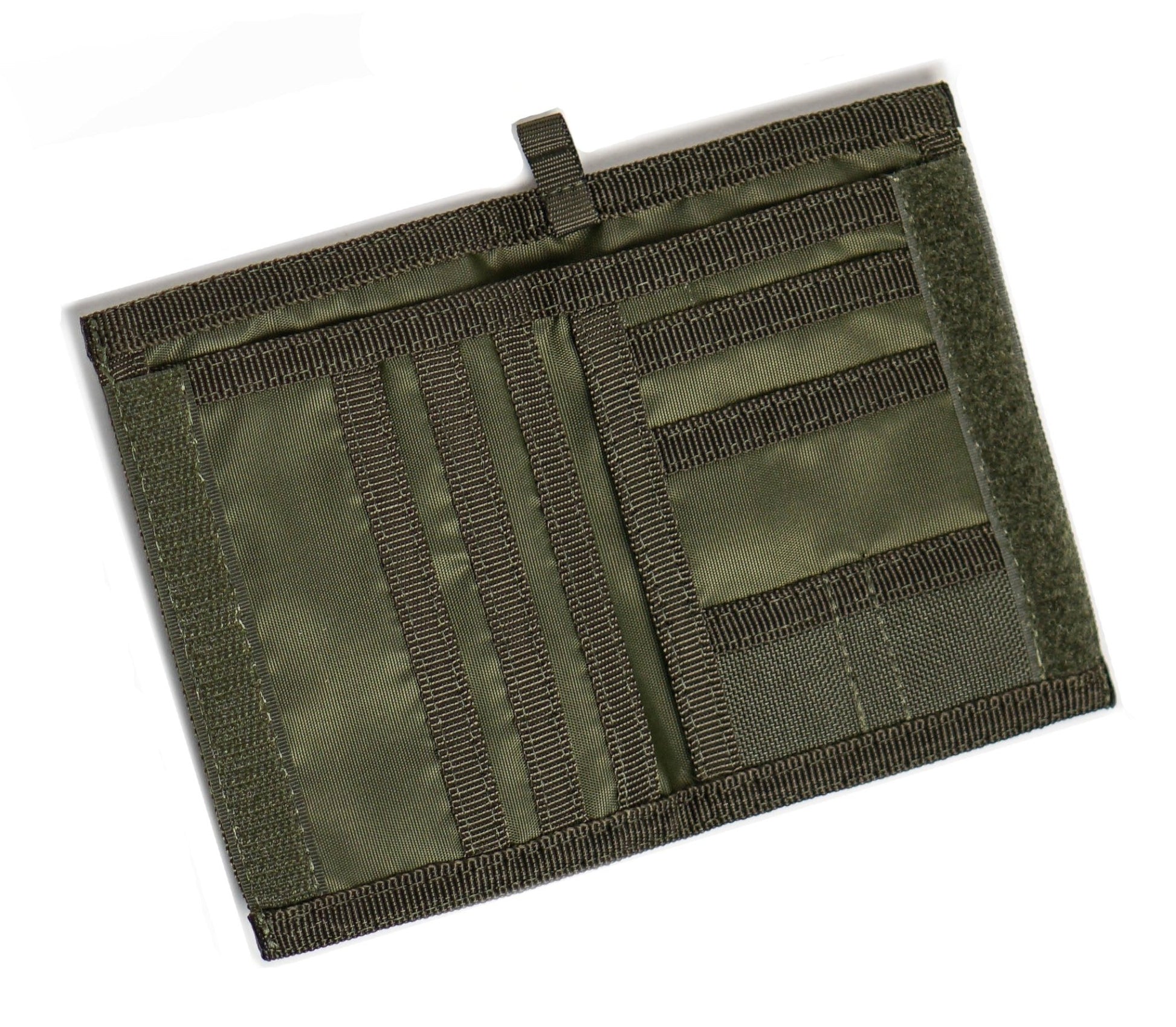 Chameleon Velcro Bifold Mens Wallet - Military Tactical Men Wallet - Canvas Thin Front Pocket Travel Bi - Fold Wallet - Best Nylon Travel Pouch - Olive - Leather Wallet for Men | Chameleon Wallets