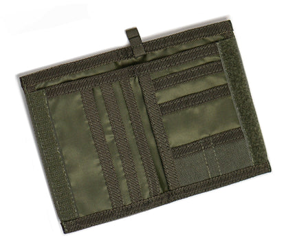 Chameleon Velcro Bifold Mens Wallet - Military Tactical Men Wallet - Canvas Thin Front Pocket Travel Bi - Fold Wallet - Best Nylon Travel Pouch - Olive - Leather Wallet for Men | Chameleon Wallets