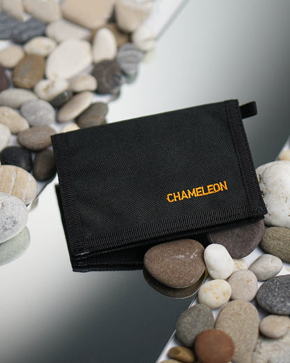 Chameleon Velcro Bifold Mens Wallet - Military Tactical Men Wallet - Canvas Thin Front Pocket Travel Bi - Fold Wallet - Best Nylon Travel Pouch - Leather Wallet for Men | Chameleon Wallets