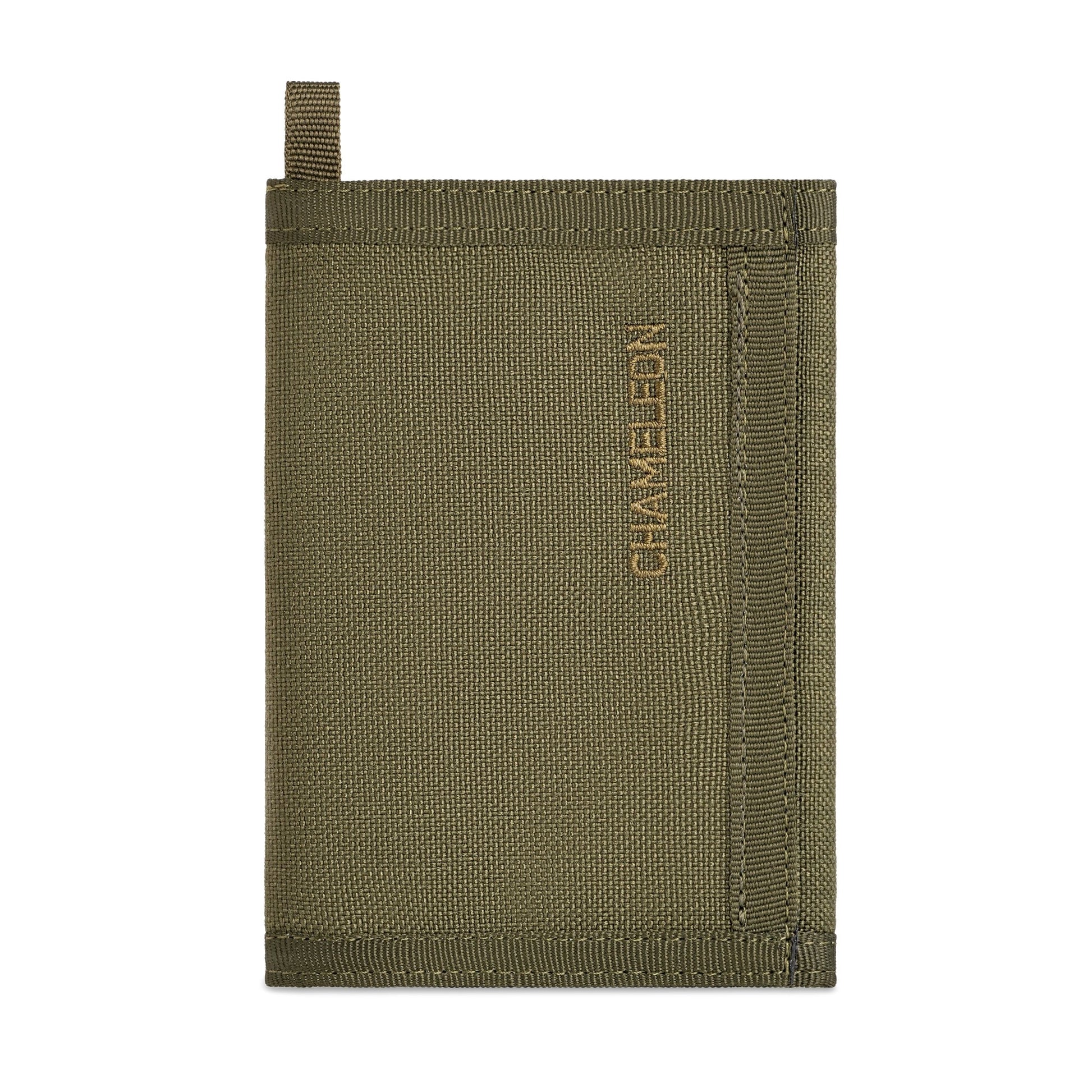 Chameleon Velcro Trifold Mens Wallet - Military Tactical Men Wallets - ID Card Holder - Canvas Thin Front Pocket Travel Wallet - Coin Zipper Pocket - Olive - Leather Wallet for Men | Chameleon Wallets