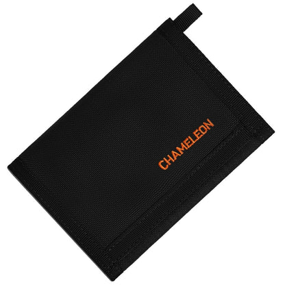 Chameleon Tactical Trifold Wallet - Black - Leather Wallet for Men | Chameleon Wallets